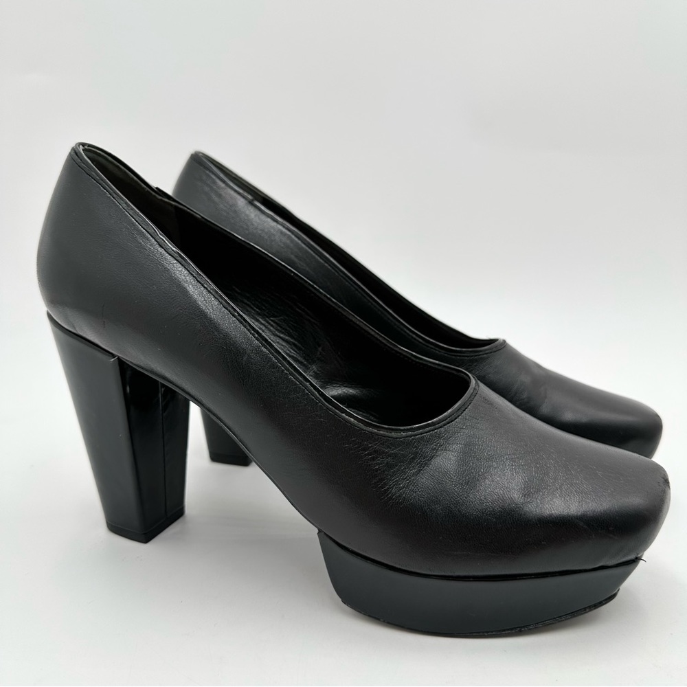Robert clergerie leather pumps heels black